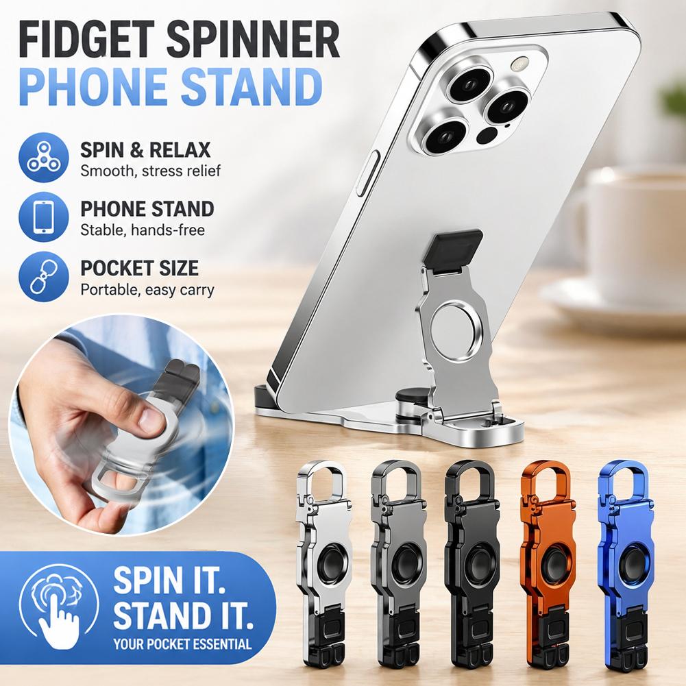 Desk Accessories - Penyangga Telepon Meja Lipat dari Logam,
