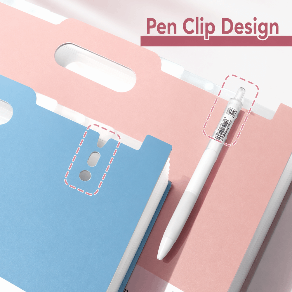 Expandable Accordion File Folder 13 Pockets - Folder File Ekspansi 13 Kantong, Organizer