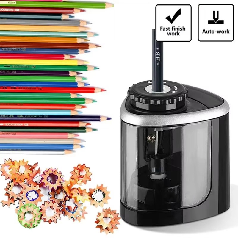 Electric Pencil Sharpener Usb - Pengasah Pensil Elektrik Portabel Otomatis 6-8mm