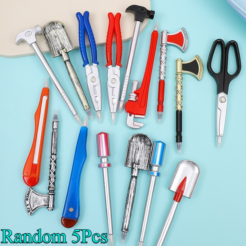 Pulpen Bentuk Perkakas 5Pcs/Pa - Writing Tools ulasan dan harga