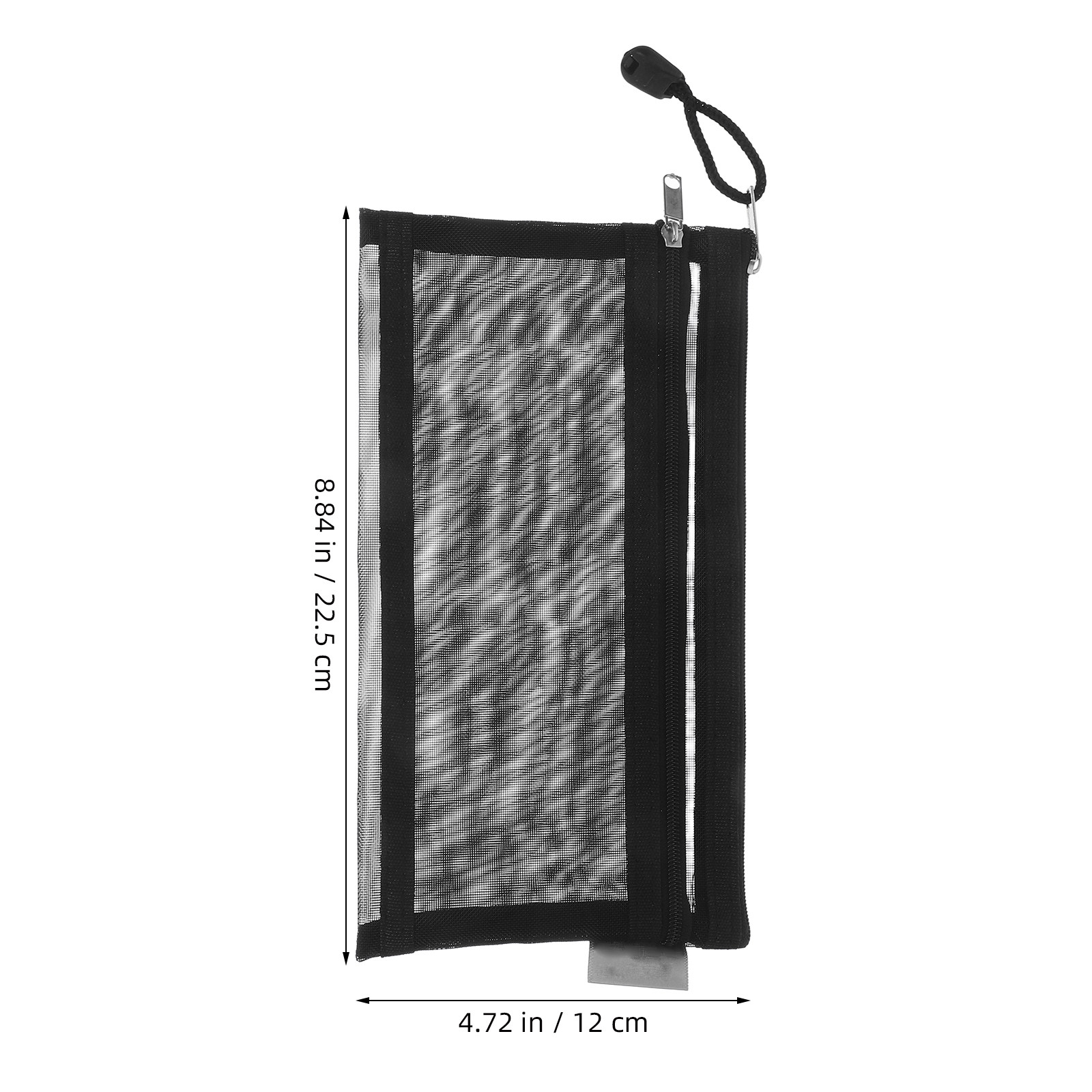 6 buah tas serut berbahan jari - Clear Mesh Pencil Pouch For Exam ulasan dan harga