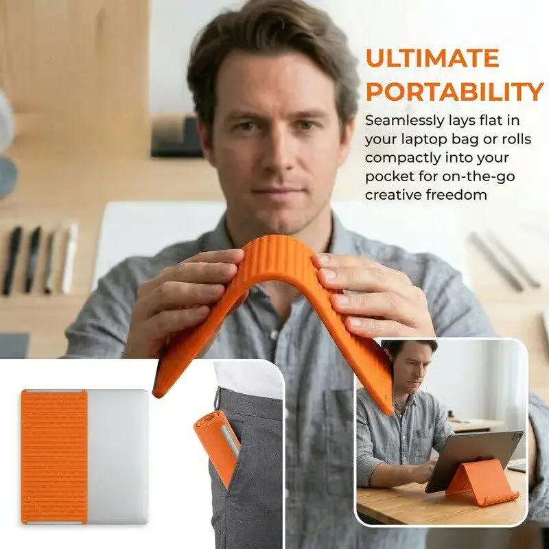 Penyangga Ponsel Lipat Silikon - Desk Accessories ulasan dan harga