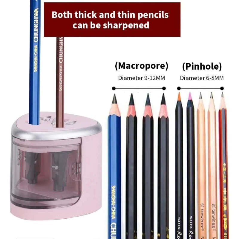 Pengasah Pensil Elektrik Dua L - Electric Pencil Sharpener Usb ulasan dan harga