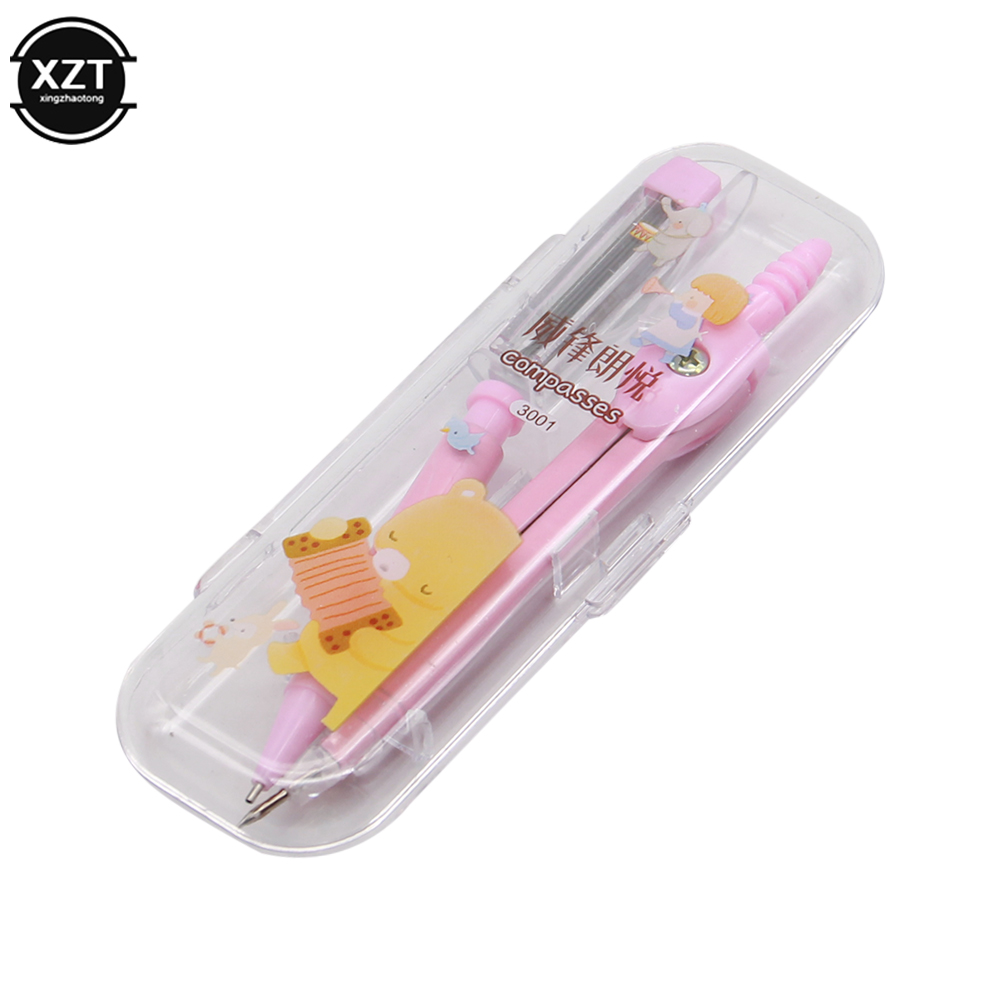 Kompas Sekolah Anak Perempuan  - Math Geometry Set With Compass ulasan dan harga