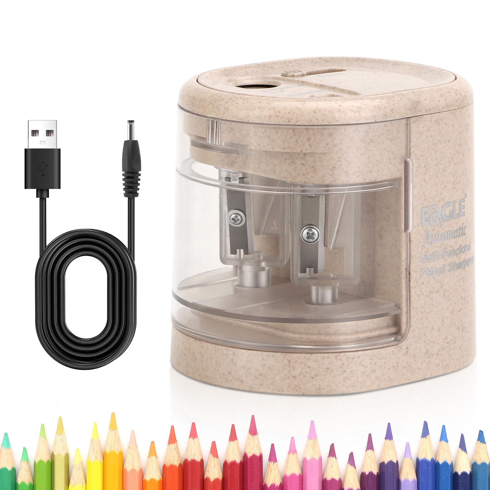 Pengasah Pensil Elektrik Otoma - Electric Pencil Sharpener Usb ulasan dan harga