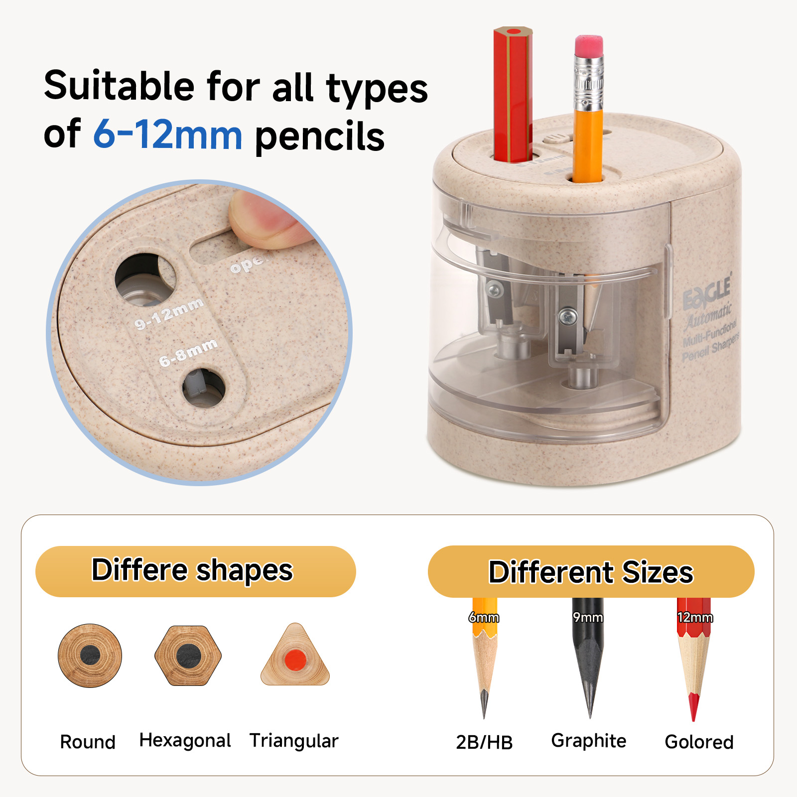 Pengasah Pensil Elektrik Otoma - Electric Pencil Sharpener Usb ulasan dan harga