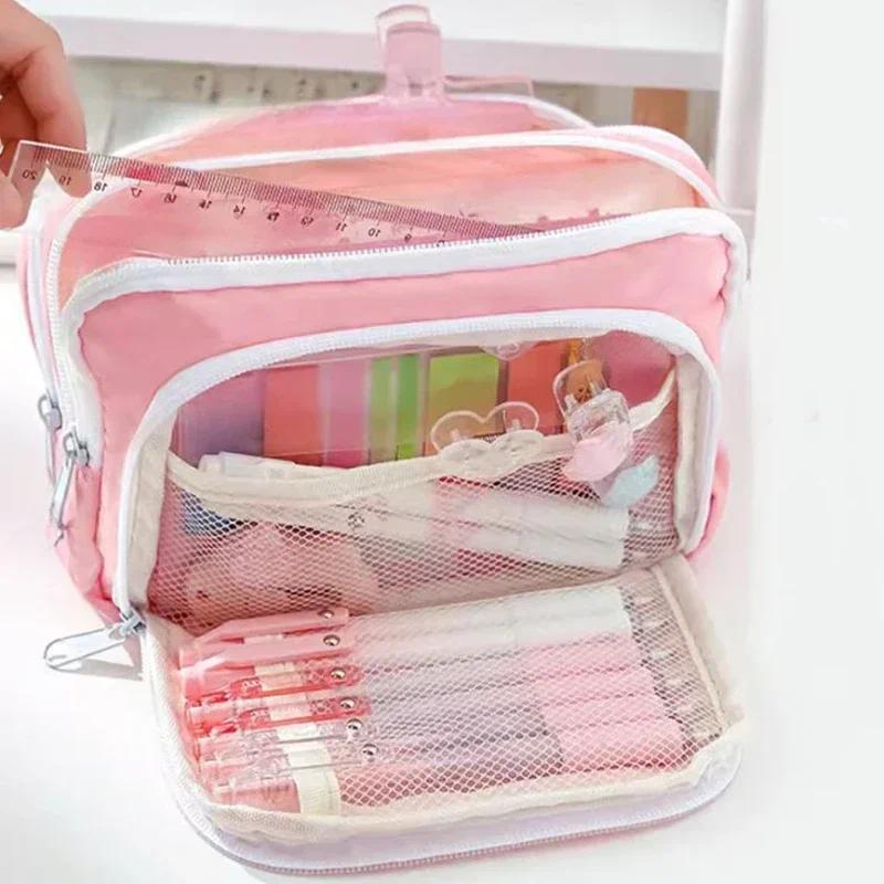 Tas Pensil Estetis Kapasitas B - Aesthetic Large Pencil Case Pouch ulasan dan harga