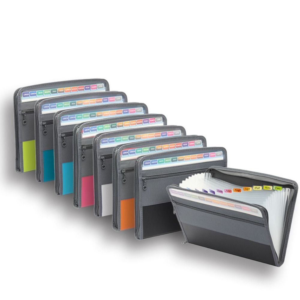 Organizer File PVC Ukuran A4 D - Expandable Accordion File Folder 13 Pockets ulasan dan harga