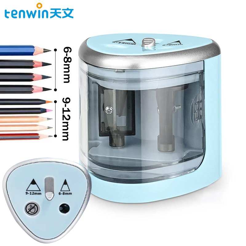 Tenwin Baru Dua Lubang Listrik - Electric Pencil Sharpener Usb ulasan dan harga