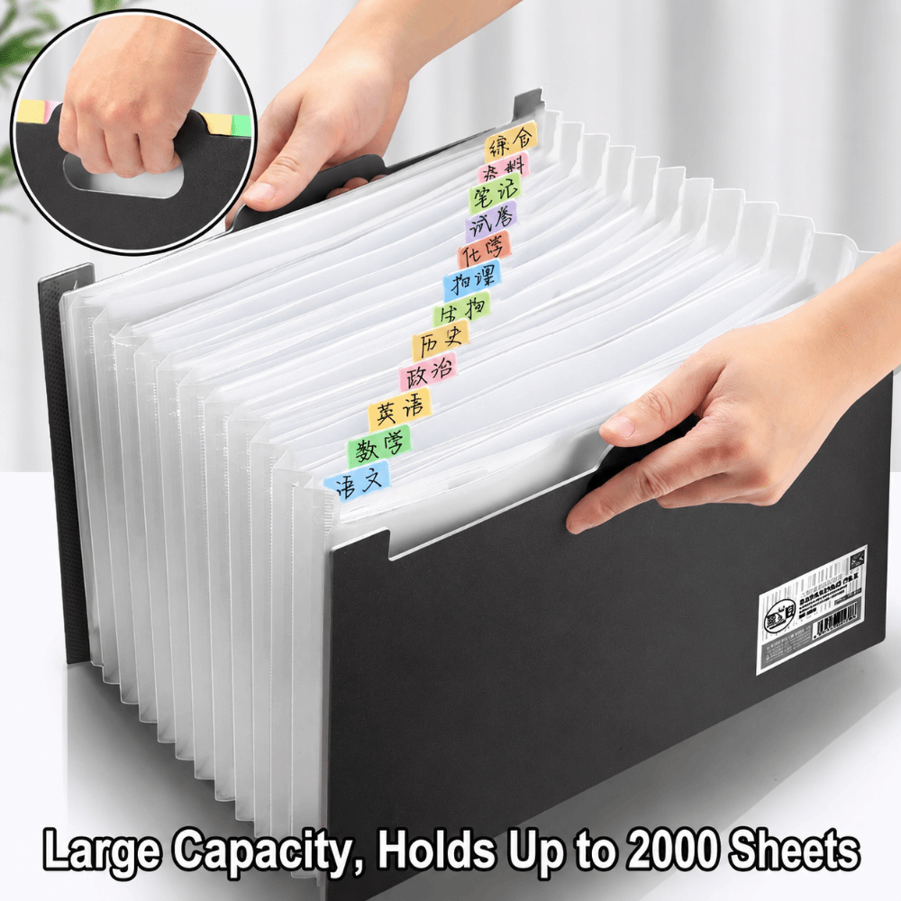 Folder File Ekspansi 13 Kanton - Expandable Accordion File Folder 13 Pockets ulasan dan harga