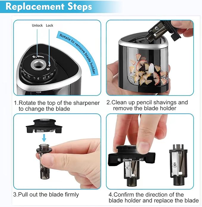 Pisau rautan pensil elektrik,  - Electric Pencil Sharpener Usb ulasan dan harga