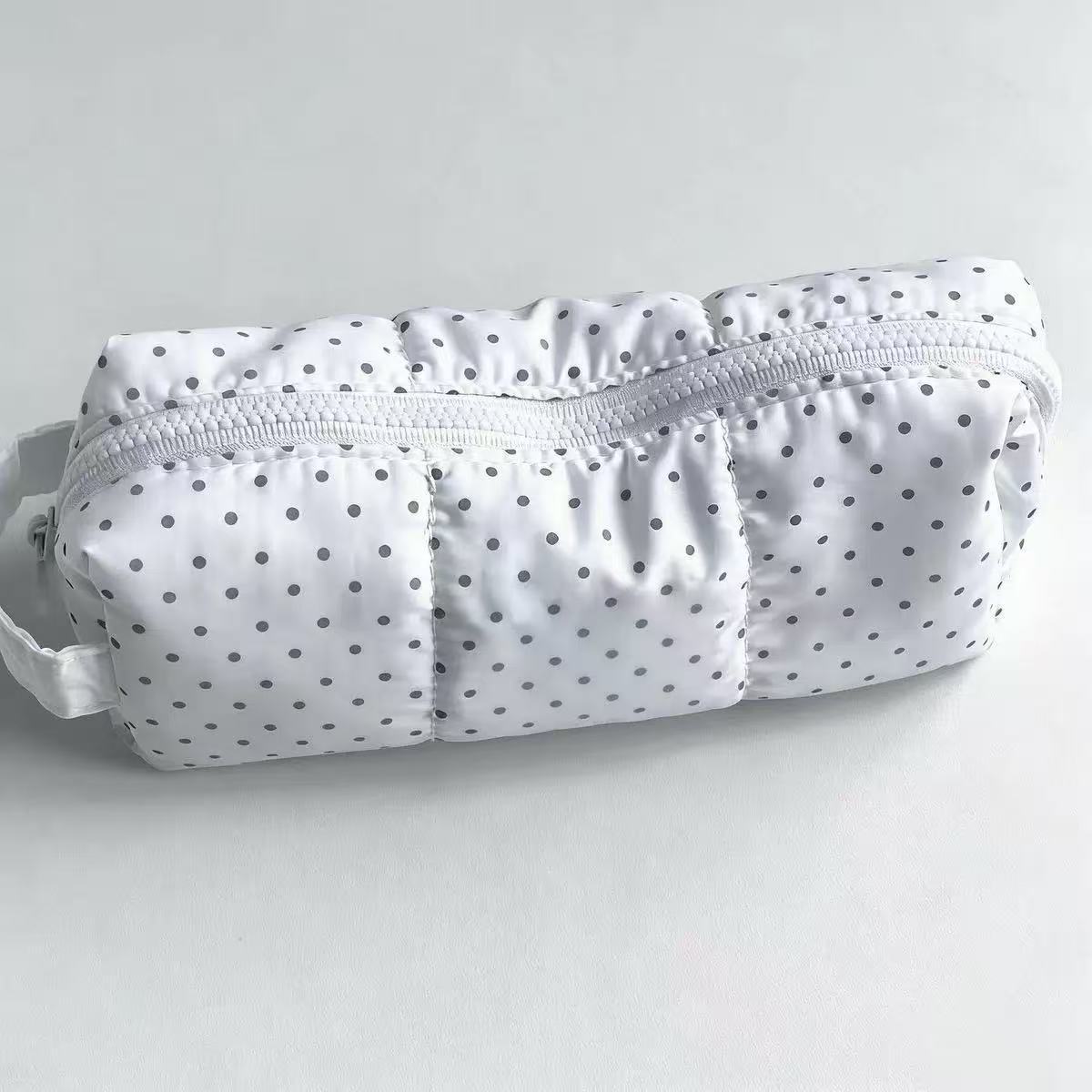 Tas Pensil Genggam Polka Dot K - Aesthetic Large Pencil Case Pouch ulasan dan harga
