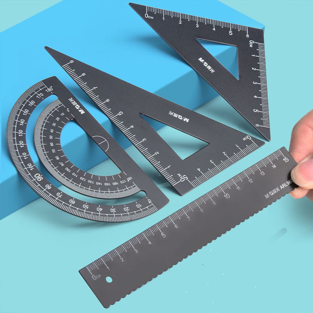 Perlengkapan Geometri Sekolah  - Math Geometry Set With Compass ulasan dan harga