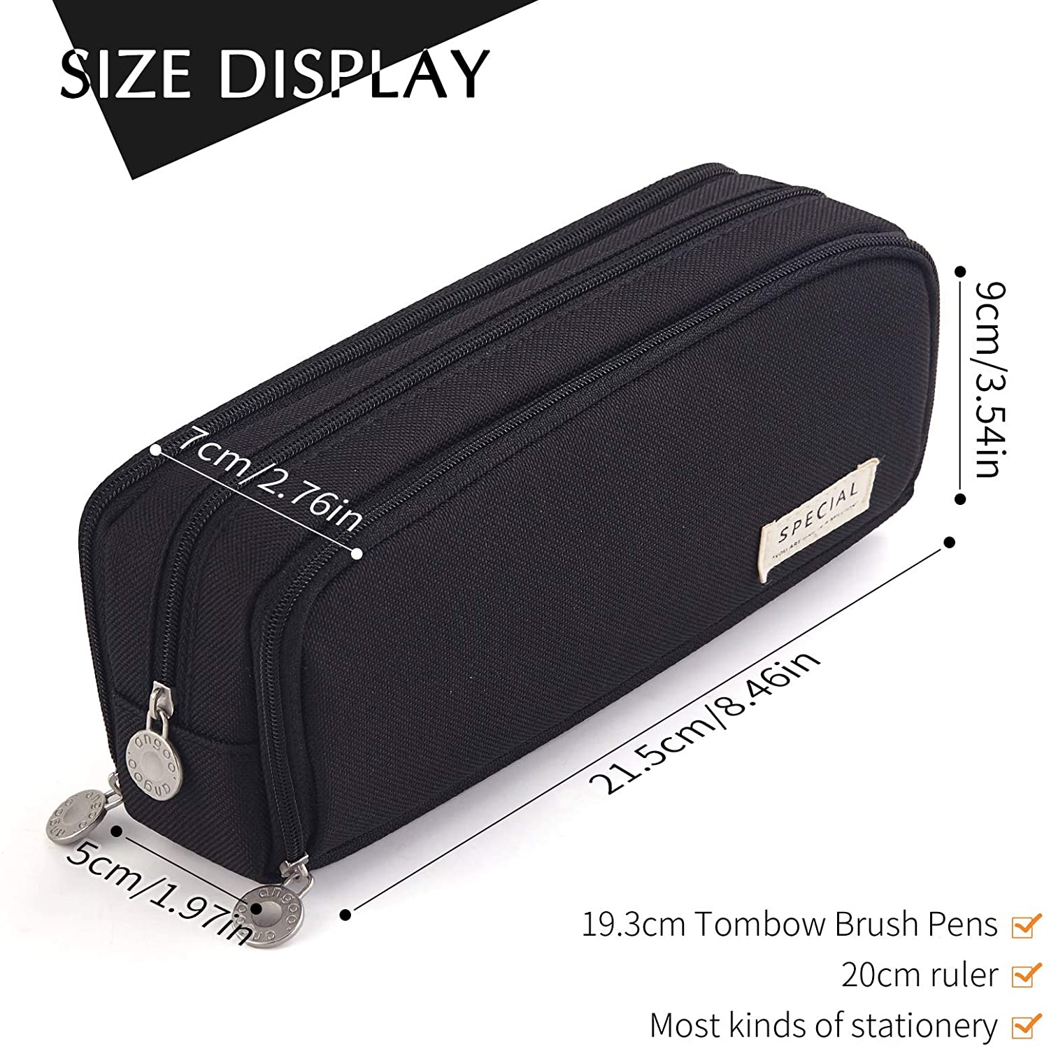 Tempat Pensil Kantong Pensil K - Aesthetic Large Pencil Case Pouch ulasan dan harga