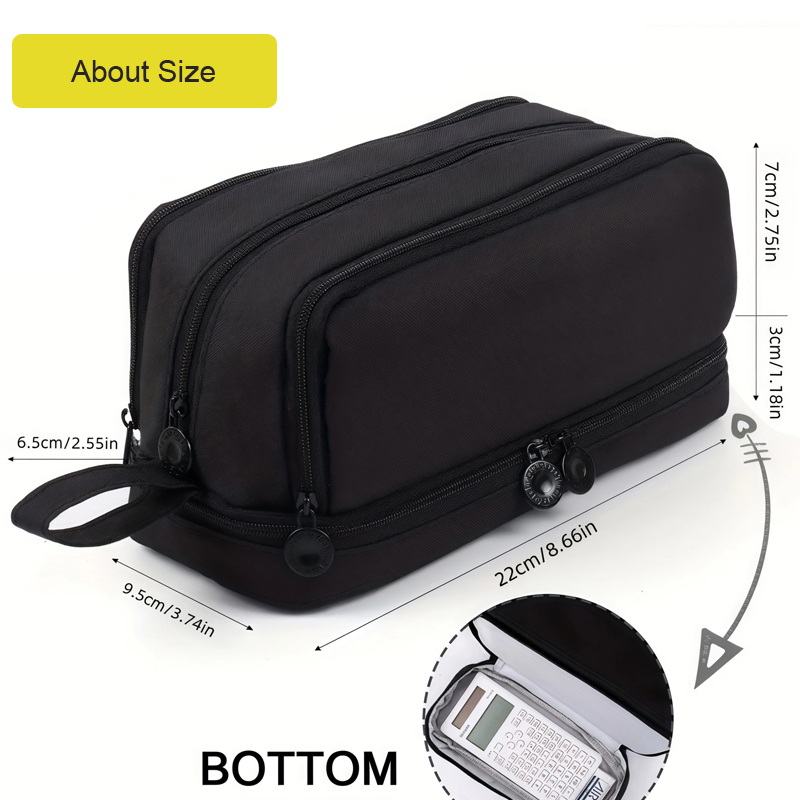 Kotak Pensil Kapasitas Besar 4 - Aesthetic Large Pencil Case Pouch ulasan dan harga
